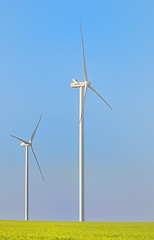 Image showing  Wind turbines 