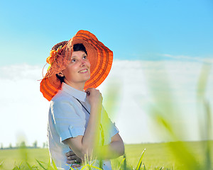 Image showing Woman outdoors