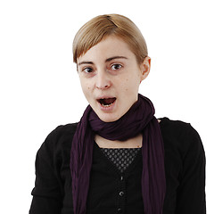 Image showing Woman surprised