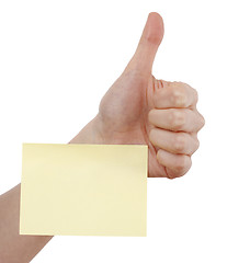 Image showing One Post it