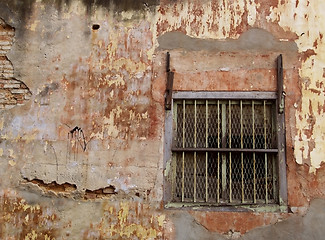 Image showing Window on bad wall
