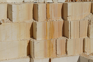 Image showing White marble quarry