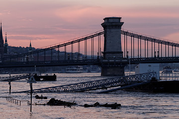 Image showing Danube in Budapest