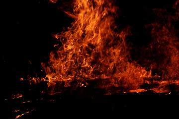 Image showing Fire flame