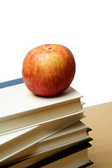 Image showing Apple and books