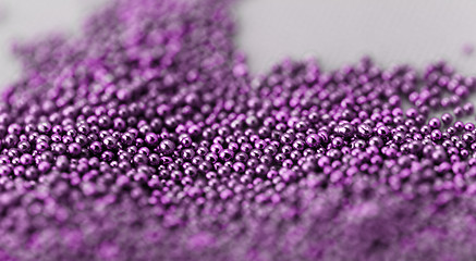 Image showing Purple balls