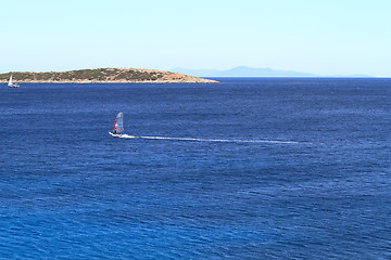 Image showing Turquoise sea in Croatia Vis Island