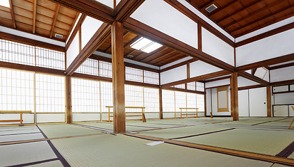 Image showing Tenryuji temple Daihoujyo Arasiyama Kyoto Japan 