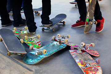 Image showing 	Old Skateboards