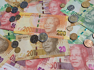 Image showing New bank notes - South Africa