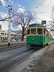 Image showing Trams in Melbourne