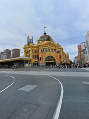 Image showing Melbourne, Flinders Street Station