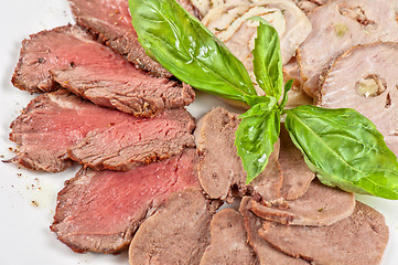 Image showing Closeup meat cuts