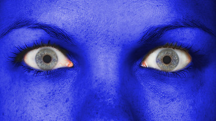 Image showing Women eye, close-up