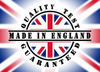 Image showing Quality test guaranteed stamp 