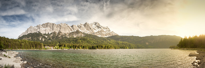 Image showing Eibsee Zugspitze