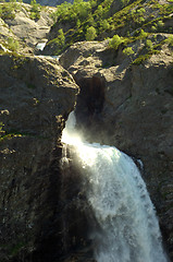 Image showing Scandinavian waterfall