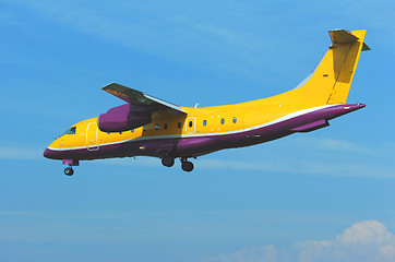 Image showing yellow aircraft