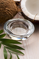 Image showing Coconut and coconut water