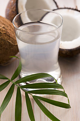 Image showing Coconut and coconut water