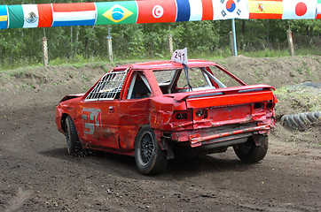 Image showing stock car race