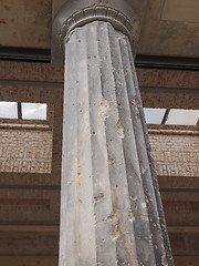 Image showing Bombed column in Berlin