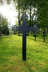 Image showing Tombstone cross