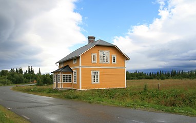 Image showing Yellow villa