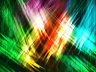 Image showing abstract colored strokes