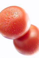 Image showing Tomato with waterdrops