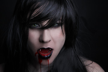 Image showing Female vampire