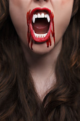 Image showing Female vampire