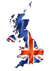 Image showing British flag map