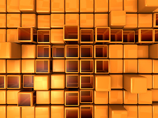 Image showing Abstract Background - Cubes