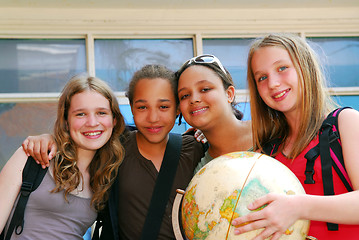 Image showing School girls