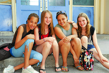 Image showing School girls