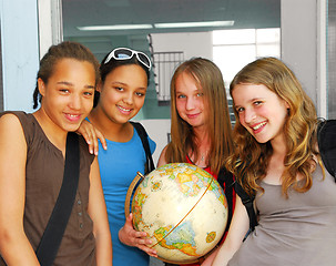 Image showing School girls