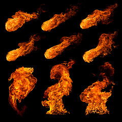 Image showing Fire set