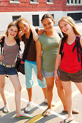 Image showing School girls