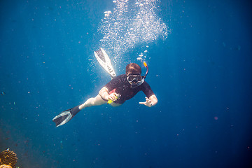 Image showing Snorkeler