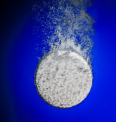 Image showing Tablet in a water glass