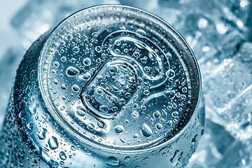 Image showing Can on ice