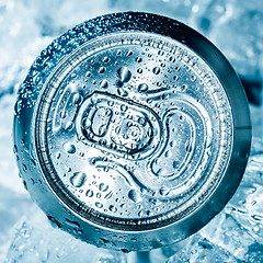 Image showing Can on ice