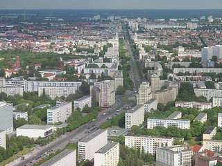 Image showing Berlin aerial view