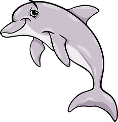 Image showing  dolphin animal cartoon illustration