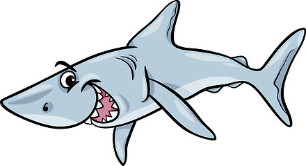 Image showing shark animal cartoon illustration