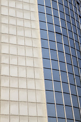 Image showing skyscraper windows background