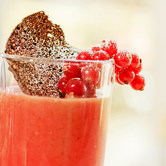 Image showing fruit smoothie