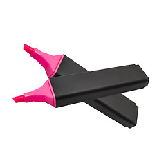 Image showing Pink highlighter