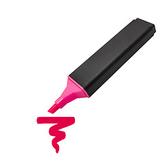 Image showing Pink highlighter